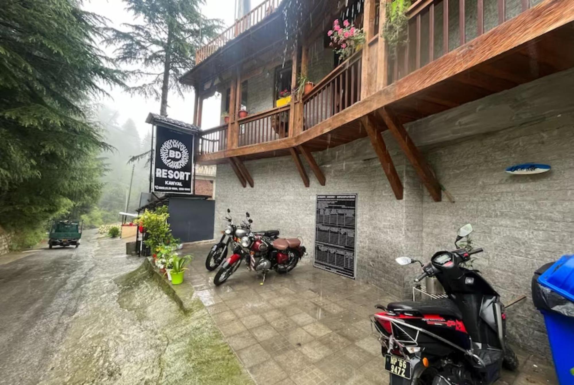 Goroomgo Hotel Bd Resort Manali - Excellent Stay With Family, Parking Facilities Exterior photo