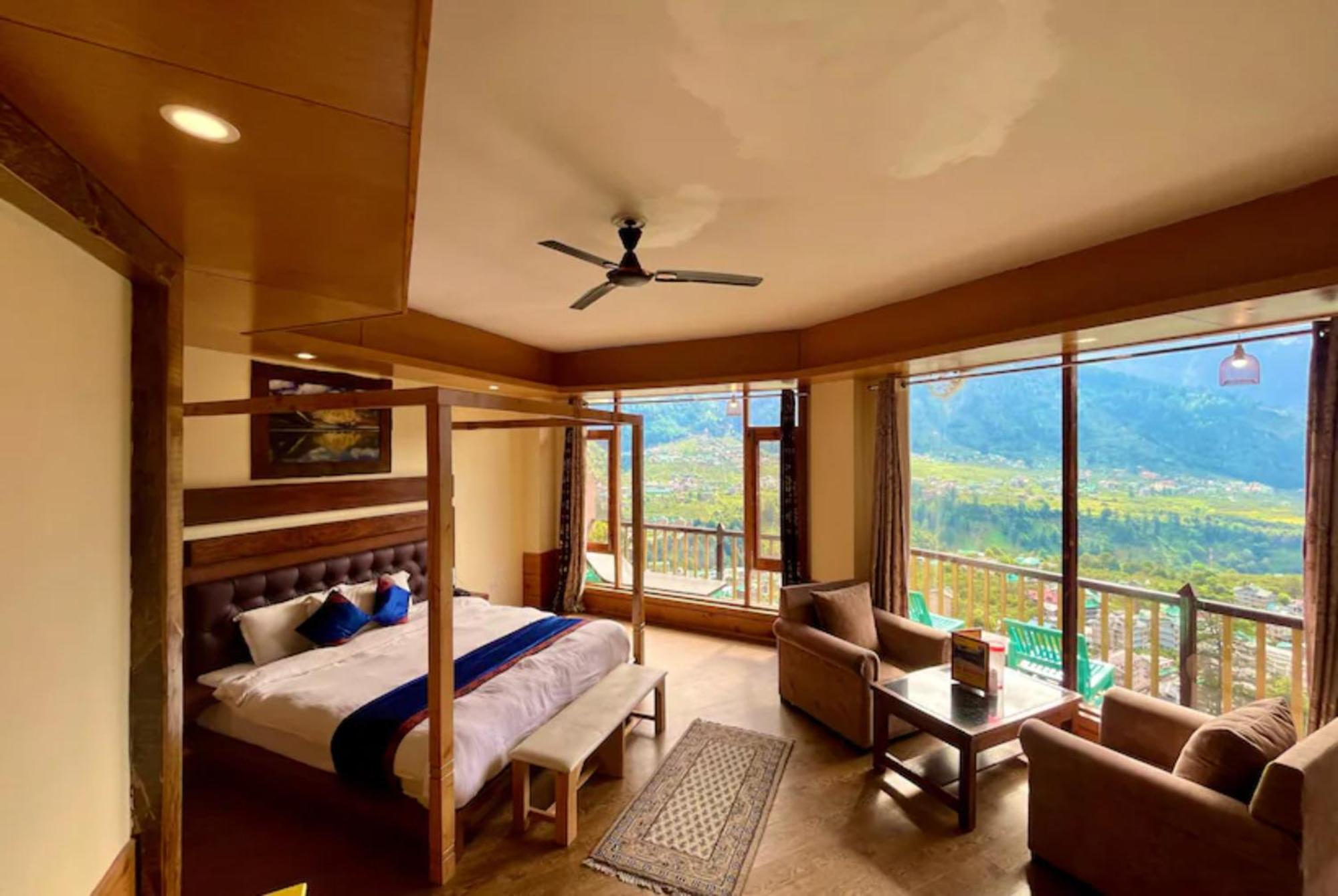 Goroomgo Hotel Bd Resort Manali - Excellent Stay With Family, Parking Facilities Exterior photo