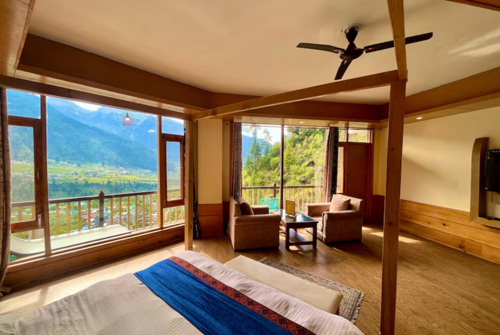 Goroomgo Hotel Bd Resort Manali - Excellent Stay With Family, Parking Facilities Exterior photo