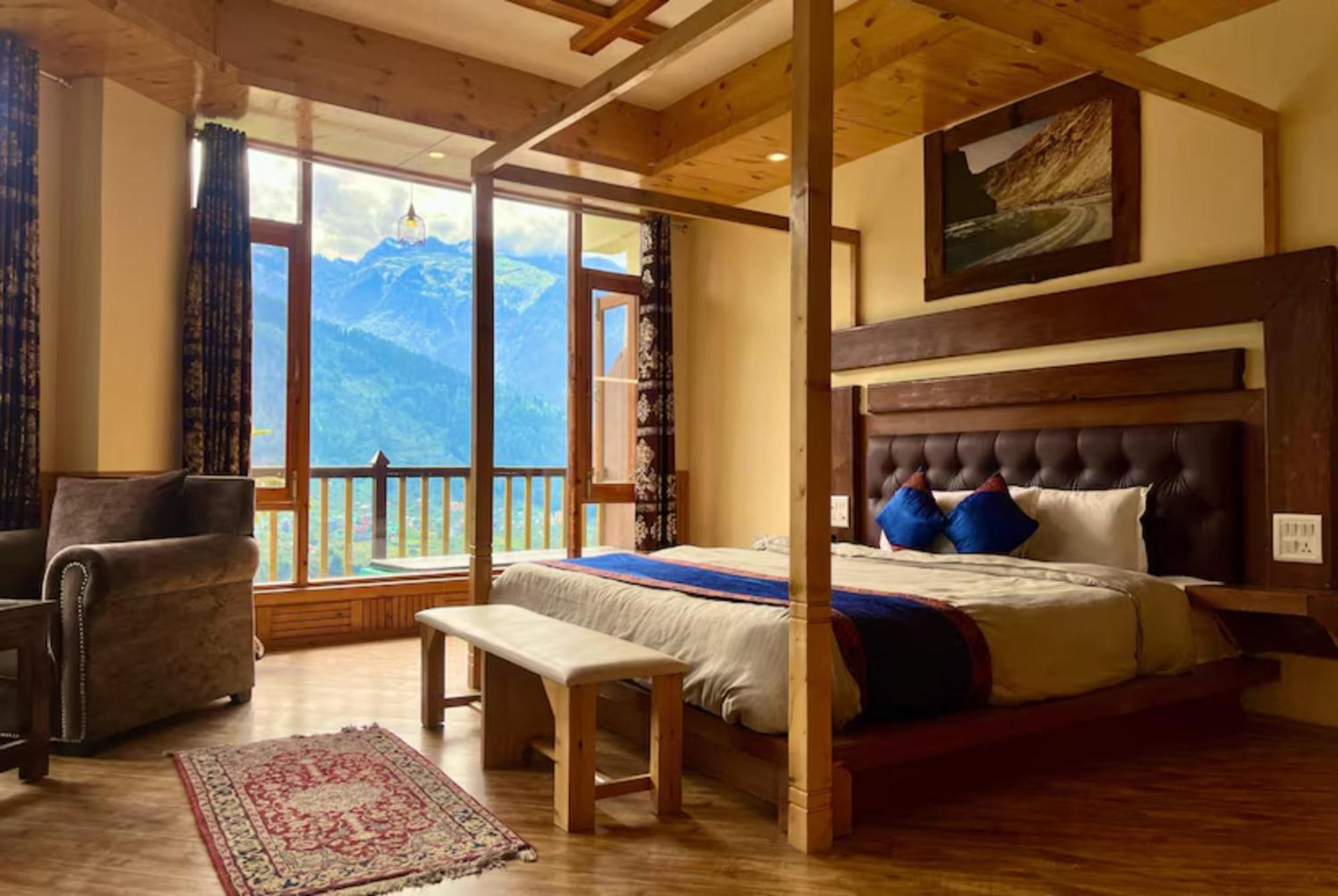 Goroomgo Hotel Bd Resort Manali - Excellent Stay With Family, Parking Facilities Exterior photo