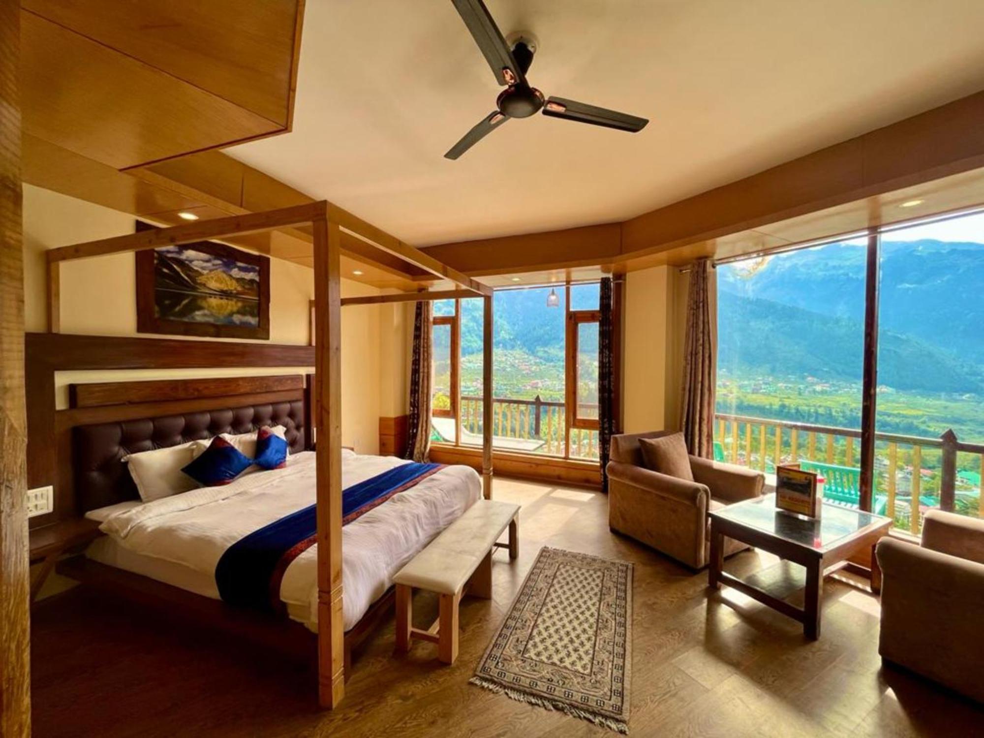 Goroomgo Hotel Bd Resort Manali - Excellent Stay With Family, Parking Facilities Exterior photo