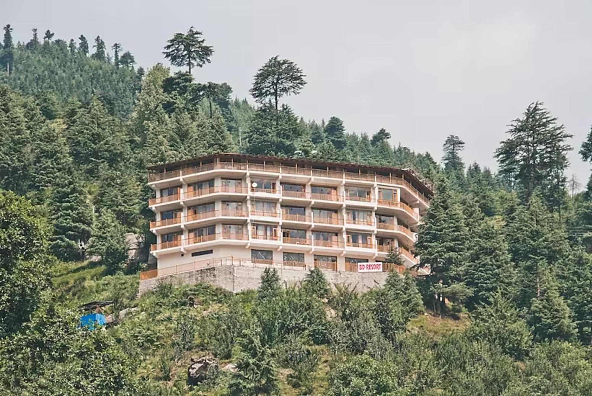 Goroomgo Hotel Bd Resort Manali - Excellent Stay With Family, Parking Facilities Exterior photo